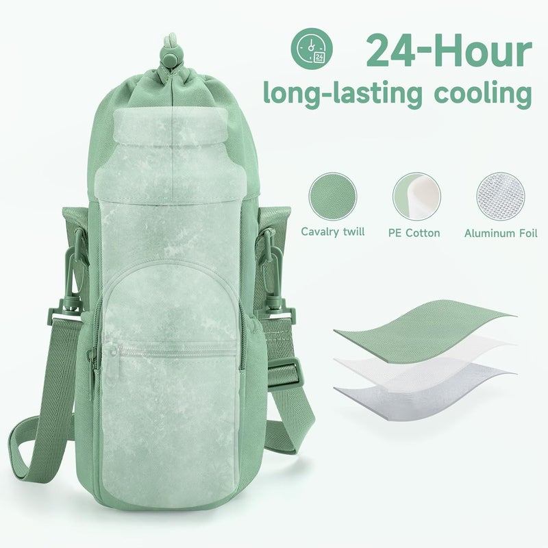 HavenMinds Portable Travel Bag for Breast Milk Cooler, Fits Milk Cooler & Portable BreastMilk Chiller, Leakproof,Insulated & Scratch-Resistant Bottle Carrier with Shoulder Strap & Extra Storage - Image 3